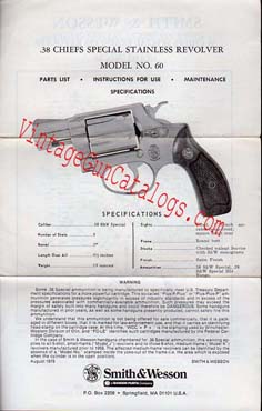 S&W Model 60 Chiefs Special